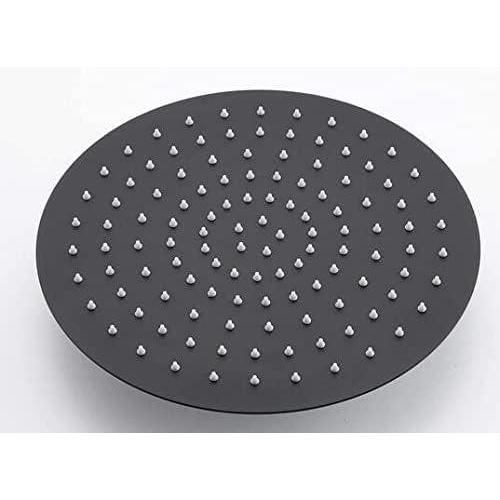 imageGabrylly Black 12quot rain shower head for 1750E