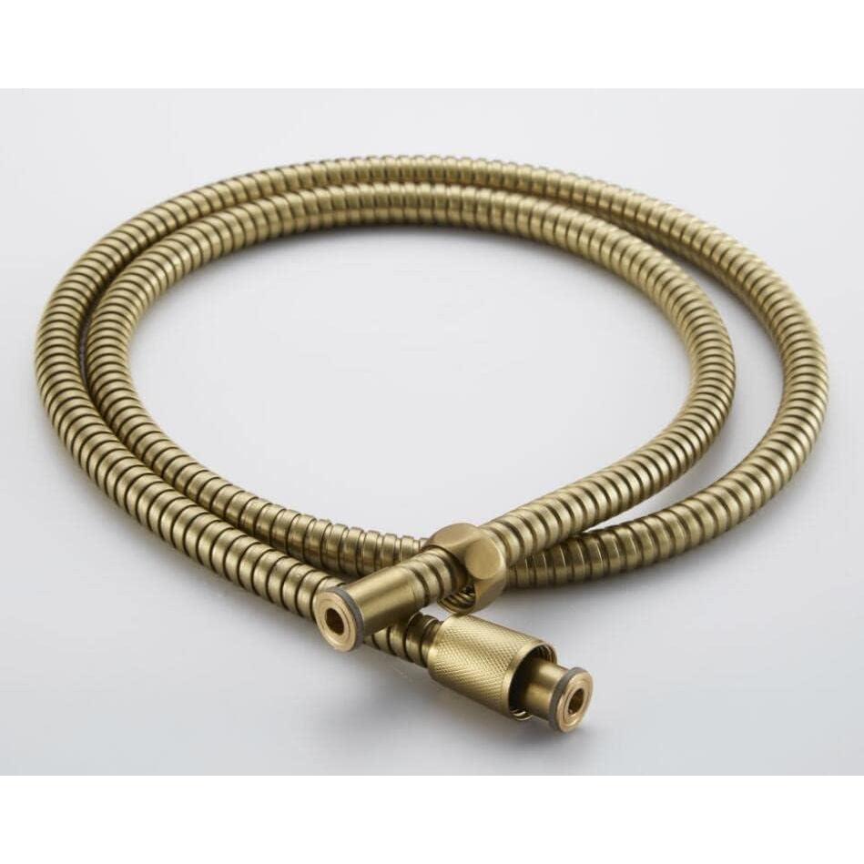 imageGabrylly Brushed gold stainless steel shower hose