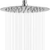 imageGabrylly 10quot Rain Shower Head Stainless Steel Rainfall Ceiling Mount Shower Head Chrome 25 GPM Water Flow