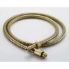 imageGabrylly Brushed gold stainless steel shower hose