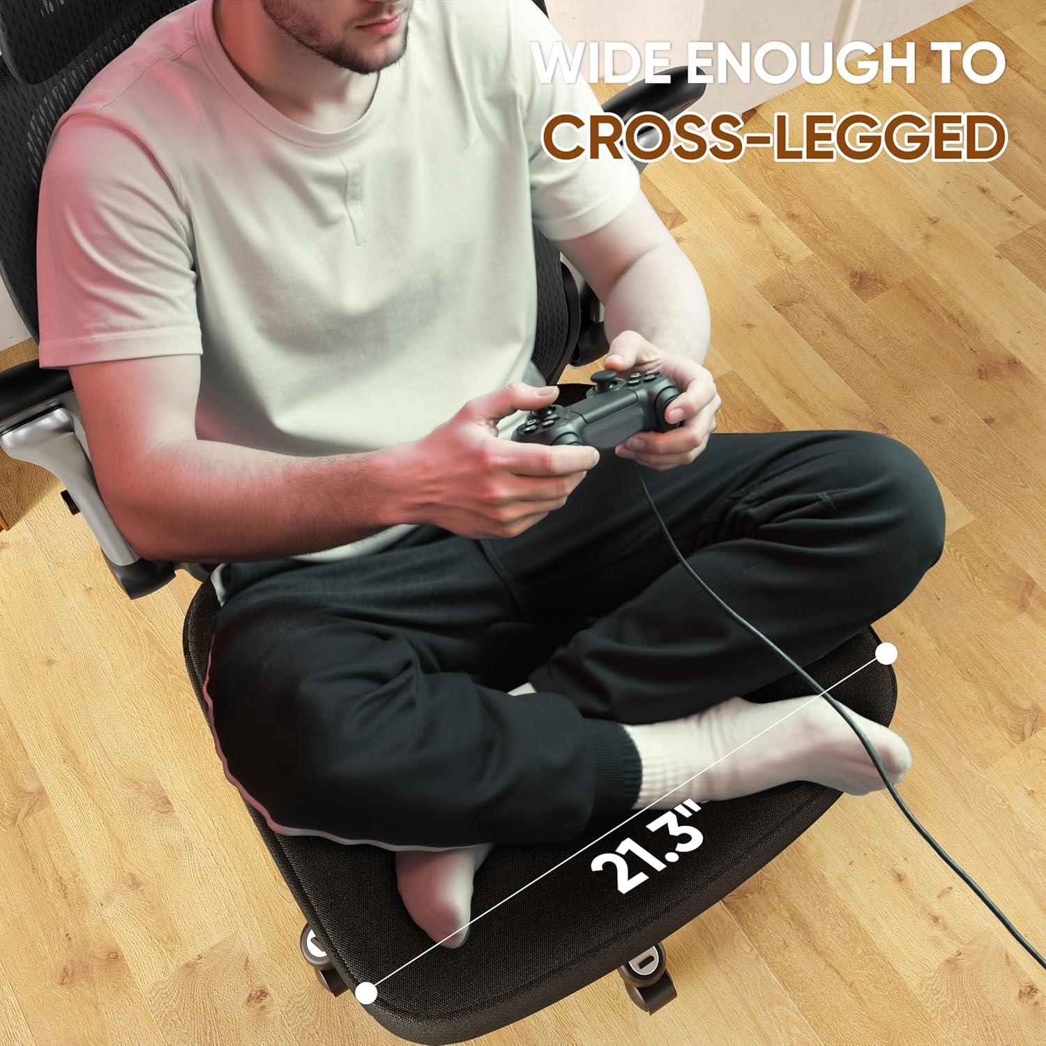 imageGABRYLLY Ergonomic Office Chair Home Mesh Desk Chair with Adjustable Lumbar Support 5D Arms ampamp Wide Seat 135 Recline Big and Tall Computer Chairs for Work Gaming Heavy Duty300LBSBlack